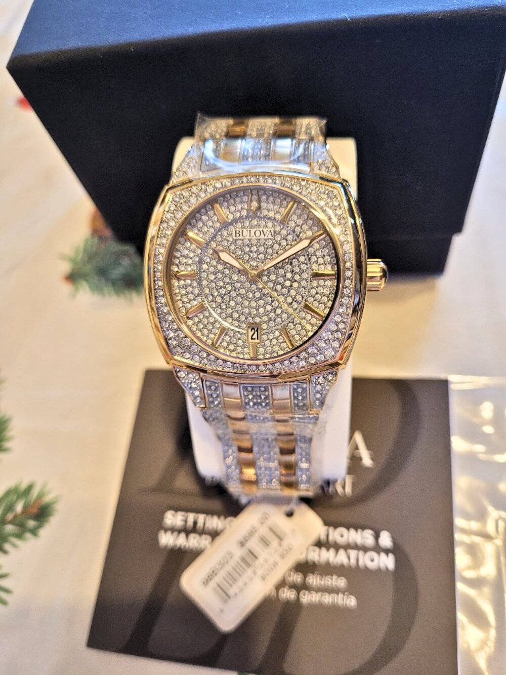 Bulova Men's 98B323 Phantom Gold Luxury Watch